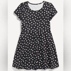 Old Navy Girls Printed Short-Sleeve Fit and Flare Dress (Size: 2X)